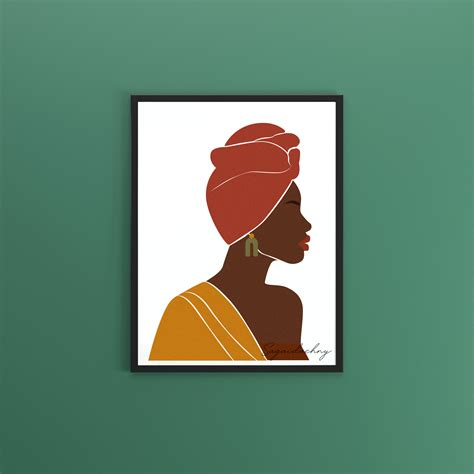 African Woman Svg Png Black Woman Clipart Etsy