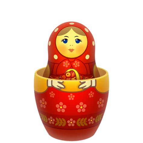 Red Russian Nesting Doll Png Image Purepng Free Transparent Cc Png