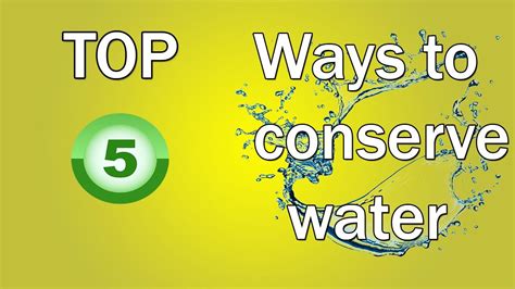 5 Ways To Conserve Water In The Bathroom Ways To Conserve Water Ways To