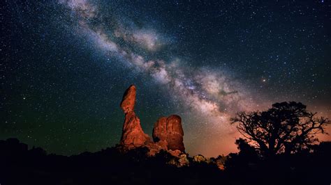 Night Sky Stars Milky Way Desert Bryce Canyon National Park Utah United