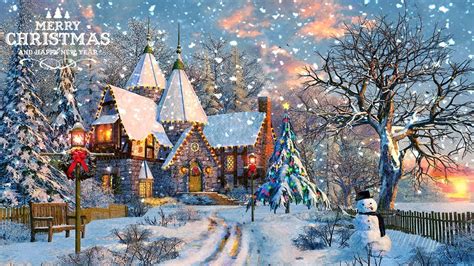 Peaceful Instrumental Christmas Music Relaxing Christmas Music Snowy