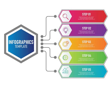 Business Infographics Template 523005 Vector Art At Vecteezy