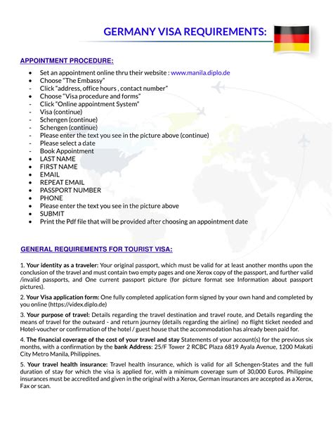 Soudage Perfervid Méandre Germany Visa Requirements Pénétrer Morse