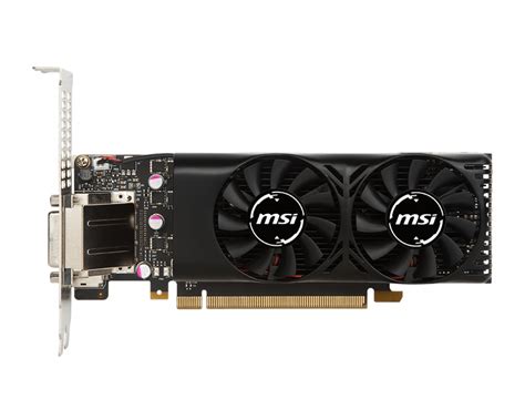 Msi Geforce Gtx 1050 Ti Directx 12 Gtx 1050 Ti 4gt Lp 4gb 128 Bit Gddr5