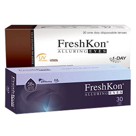 Buy Freshkon Alluring Eyes 1 Day Plano Non Prescription