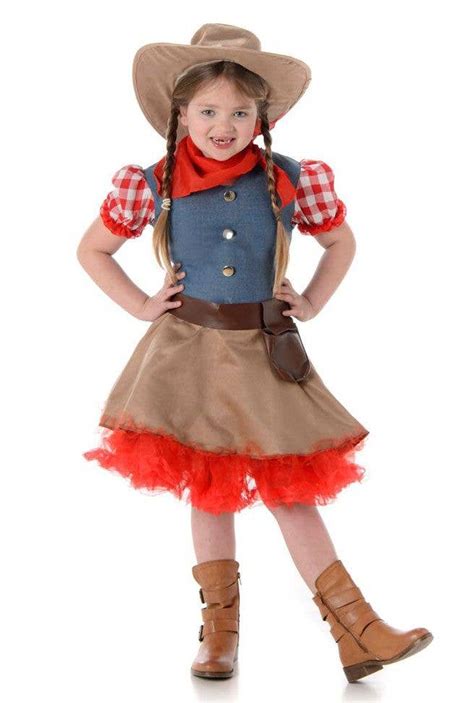 Costumes Child Cowgirl Sweetie Costume Wild West Fancy Dress Outfit Hat
