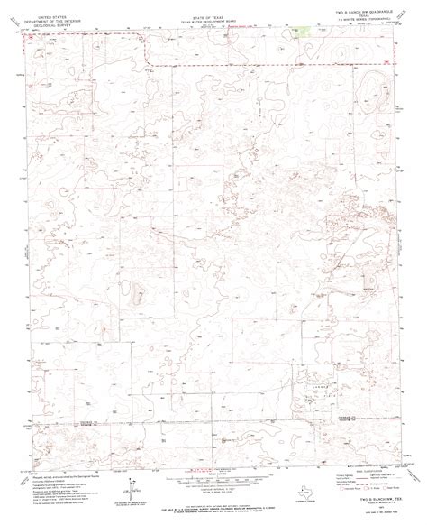 Two B Ranch Nw Tx Topographic Map Topoquest