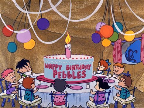 Pebbles Birthday Party The Flintstones Fandom
