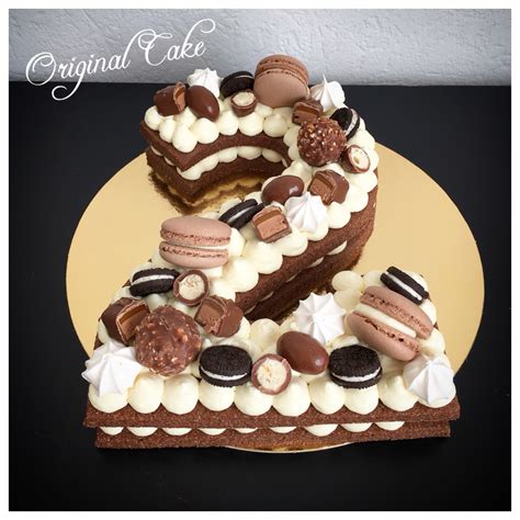 Voici le gâteau idéal pour fêter la nouvelle année 2020 : Number cake 2 chocolat - Original Cake