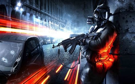 soldiers, Video, Games, Cgi, Gas, Masks, Battlefield Wallpapers HD / Desktop and Mobile Backgrounds