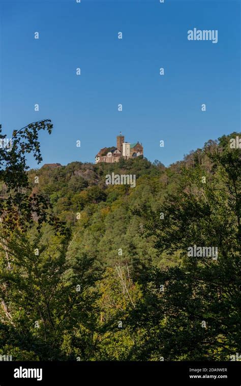 Autumn Walk Around The Beautiful Wartburg Castle In The Thuringian
