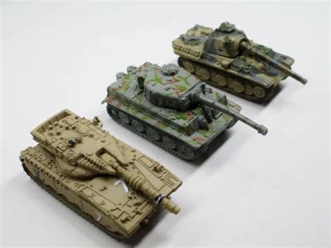 MICRO MACHINES MILITARY German WWII Tiger Panther Tank Merkava Mk3 Lot