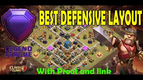 Clash Of Clans Legend League Best Defensive Anti 3 Stars Layout With
