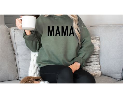Mom Sweatshirt Mom Life Sweatshirt Mama Crewneck Etsy