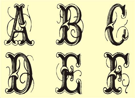 Fancy Alphabet Letters Printable Stencils Fancy Fonts Alphabet