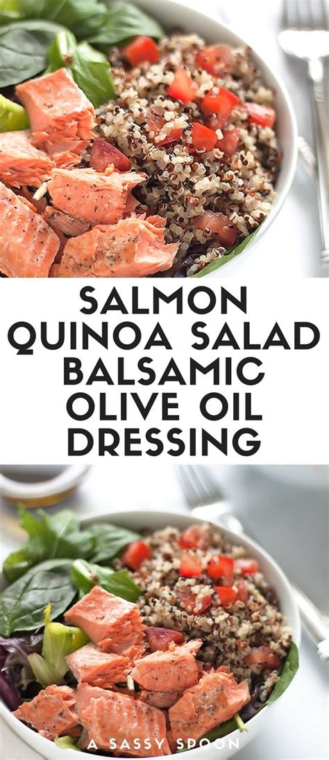 Salmon Quinoa Salad With Balsamic Vinaigrette Recipe