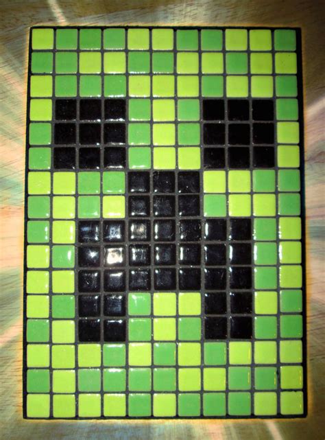 Minecraft Creeper Mosaic By Iknowitallstudios On Deviantart