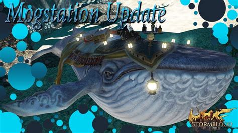 Ffxiv Indigo Whale Mount And Other Items Available In The Mog Station