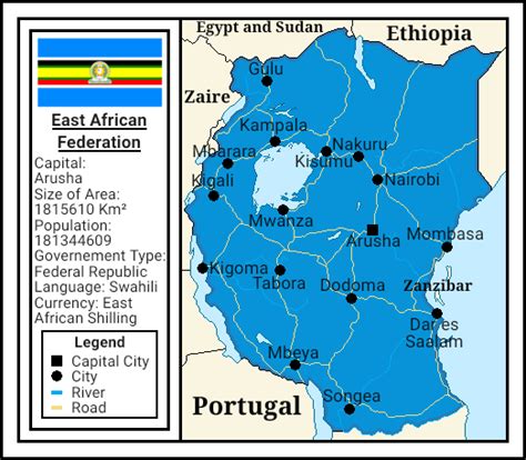 East African Federation In 2022 Rimaginarymaps