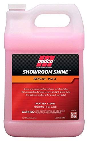 Reviews For Malco Showroom Shine Spray Car Wax 1 Gallon 110401