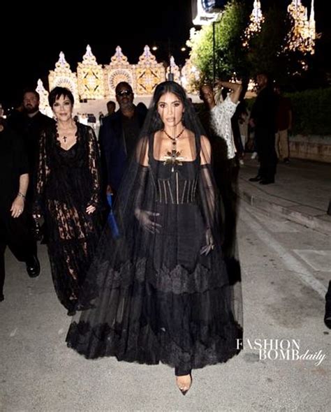 Fashion Bomb Celeb Dolce And Gabbana Ambassador Kim Kardashian Wore