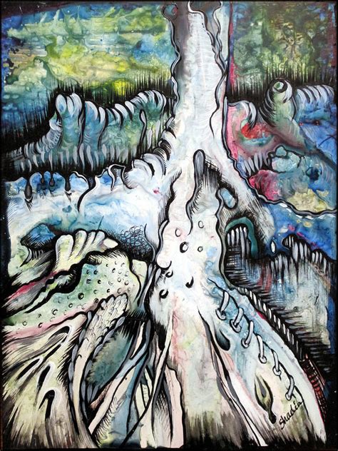 Deeply Rooted Iii Painting By Shadia Derbyshire Fine Art America