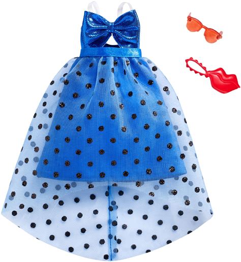 Barbie Fashions Pack Blue Polka Dot Dress Toys R Us Canada