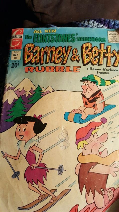 Barney And Betty Rubble 3 Charlton Comics 1973 😐 Old Comic Books
