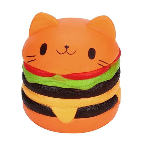 Squishi Anti Stress Boy Girl Kawaii Hamburger Squishy Fun Toy Kid Adult
