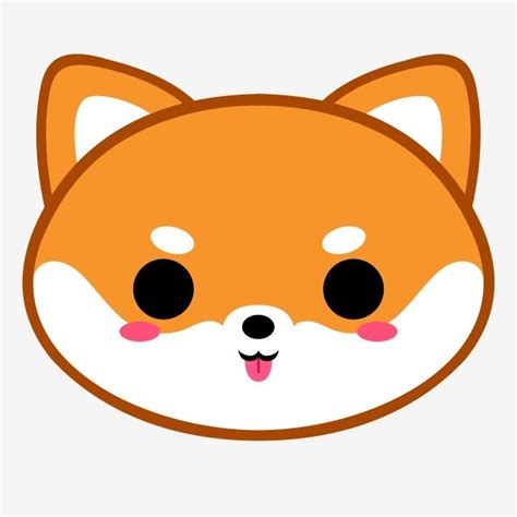 Cute Golden Shiba Inu Head Cute Icons Head Icons Dog Png Transparent