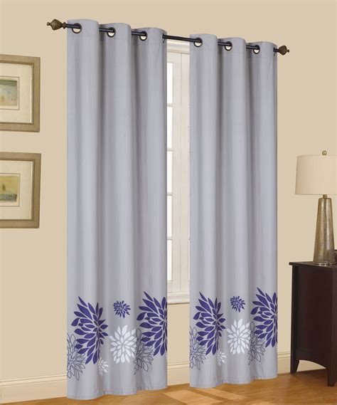 Floral2 2pc Jacobean Floral Room Darkening Window Curtain Treatment