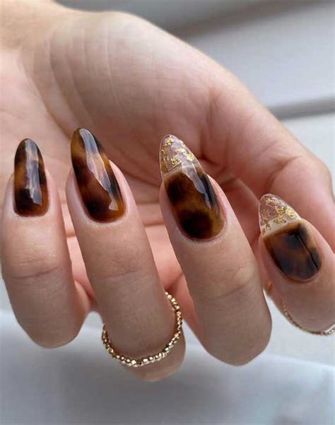 57 Pretty Nail Ideas The Nail Art Everyones Loving Tortoiseshell