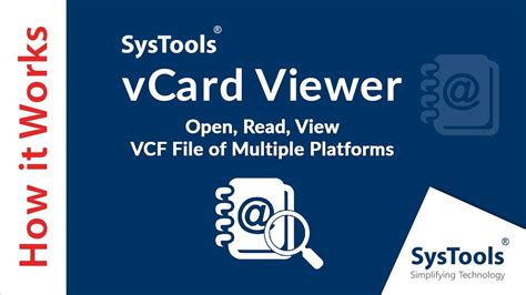 Vcf Viewer Tool To View And Read Vcard Contact Files