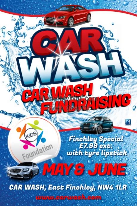 Car Wash Flyer Template Postermywall