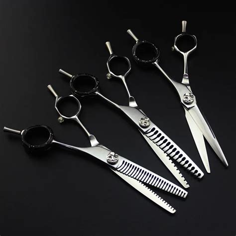 Professional Japan 440c 9cr13 6 Inch Hair Scissors Haircut Bilateral