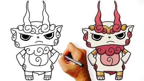 I made hard choices before. How to Draw Komashura (Yo Kai Watch Characters) Step by Step - YouTube