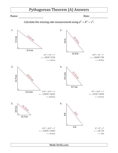 This site might help you. Calculate the Hypotenuse Using Pythagorean Theorem (No ...