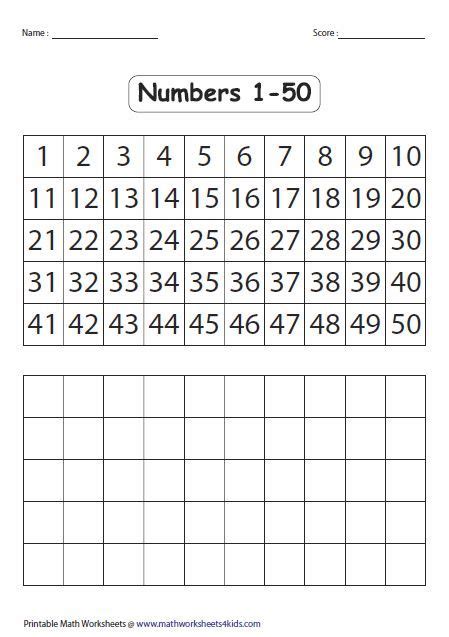 Trace Numbers 1 20 Write And Fill In The Numbers Too Writing