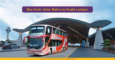 Johor jaya express bus terminal. Bus from Johor Bahru to Kuala Lumpur