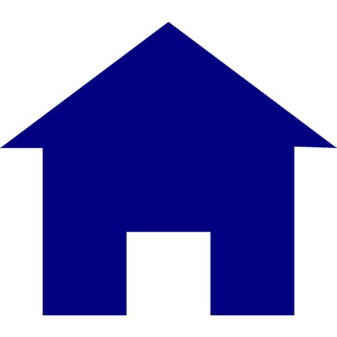 Navy Blue Home 7 Icon Free Navy Blue Home Icons