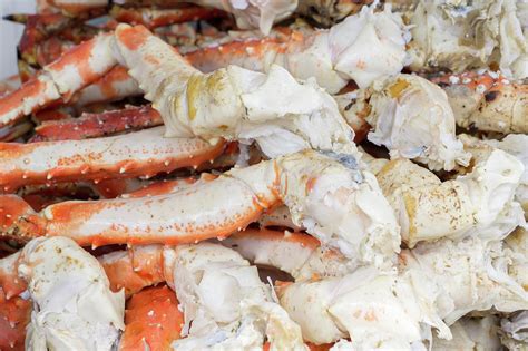 Tasty Steamed King Crab Legs Ready To Eat In Alaska Photograph By Alex