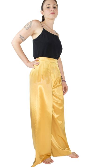 We did not find results for: 90s Vintage High Waist Wide Leg Silk Pants | Flowy Gold Palazzo Trousers | Size Medium ...