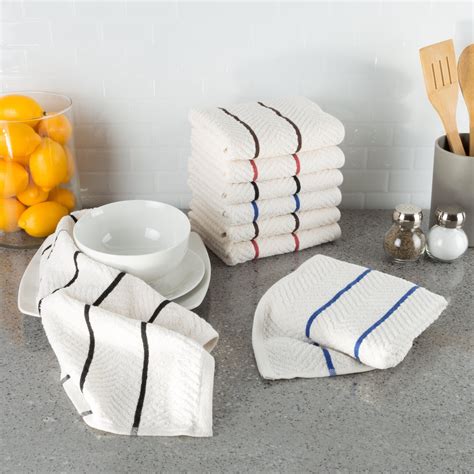 Somerset Home 8 Pack Kitchen Towel Set Dish Towels 100 Cotton
