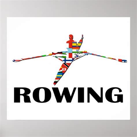 Rowing Poster Zazzle
