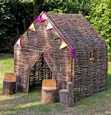 Childrens Garden Wooden Play Den Play Houses Gardening For Kids