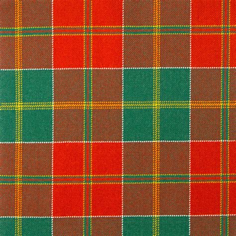 Macdonald Of Kingsburgh Heavy Weight Tartan Fabric Lochcarron Of Scotland