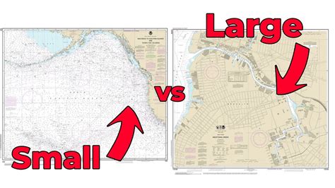 Chartwork Tutorial Large Scale Vs Small Scale Charts Youtube