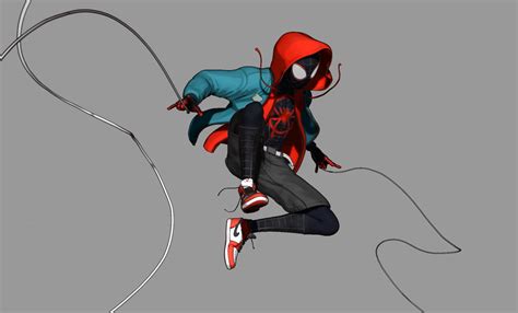 Miles Morales Spider Man Into The Spider Verse Fan Art Zbrushcentral