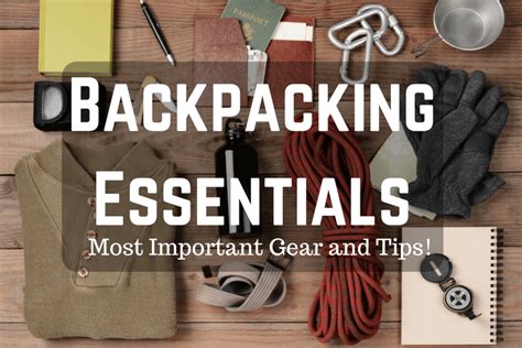 Overnight Backpacking Checklist Pdf And Infographic Most Important