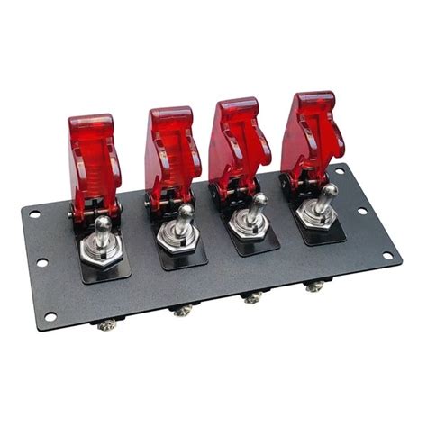 Toggle Switch Panel With Aircraft Style Safety Covers Mgi Speedware